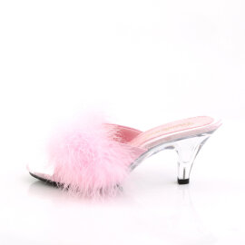 Fabulicious BELLE-301F Mules Trasparente Similpelle Rosa EU-38 / US-8