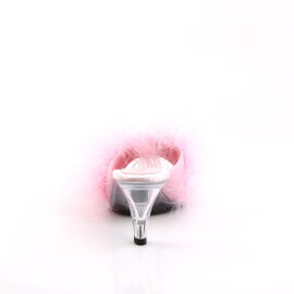 Fabulicious BELLE-301F Mules Trasparente Similpelle Rosa EU-38 / US-8