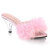 Fabulicious BELLE-301F Mules Trasparente Similpelle Rosa EU-38 / US-8
