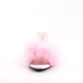 Fabulicious BELLE-301F Mules Trasparente Similpelle Rosa...