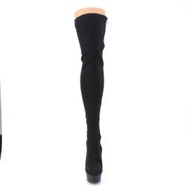 Pleaser DELIGHT-3003 Stivali Sopra Il Ginocchio Lycra...