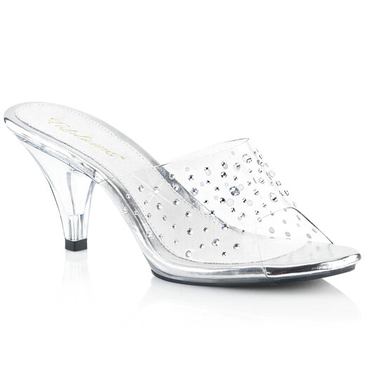 Fabulicious BELLE-301RS Mules Trasparente Strass Trasparente EU-41 / US-11