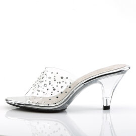 Fabulicious BELLE-301RS Mules Trasparente Strass Trasparente EU-41 / US-11