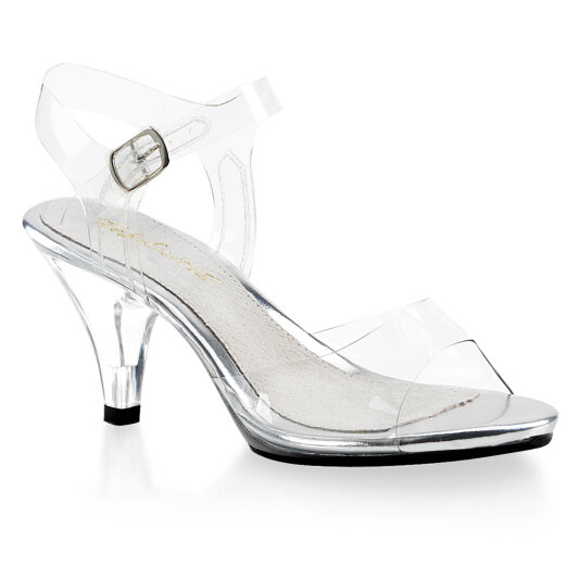 Fabulicious BELLE-308 Sandali Con Plateau Trasparente EU-36 / US-6