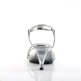 Fabulicious BELLE-316 Sandali Trasparente Metallizzato Similpelle Argento EU-35 / US-5