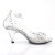 Fabulicious BELLE-330RS Sandali Con Plateau Trasparente Strass Trasparente EU-38 / US-8