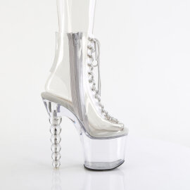 Pleaser BLISS-1016C Stivaletti Con Plateau Trasparente EU-37 / US-7