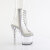 Pleaser BLISS-1016C Stivaletti Con Plateau Trasparente EU-38 / US-8
