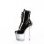 Pleaser BLISS-1020BC Stivaletti Con Plateau Vernice Trasparente Nero EU-35 / US-5