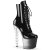 Pleaser BLISS-1020BC Stivaletti Con Plateau Vernice Trasparente Nero EU-37 / US-7
