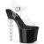 Pleaser BLISS-708 Sandali Con Plateau Trasparente Nero EU-38 / US-8