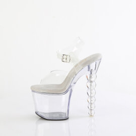 Pleaser BLISS-708 Sandali Con Plateau Trasparente EU-38 / US-8