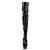 Pleaser DELIGHT-3017 Stivali Sopra Il Ginocchio Vernice Elasticizzato Nero/Nero EU-37 / US-7