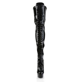 Pleaser DELIGHT-3023 Stivali Sopra Il Ginocchio Vernice...