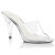 Fabulicious CARESS-401 Mules Trasparente Argento EU-38 / US-8