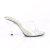 Fabulicious CARESS-401 Mules Trasparente Argento EU-38 / US-8