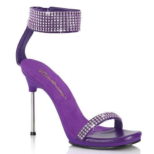 Fabulicious CHIC-40 Sandali Similpelle Strass Viola EU-35 / US-5