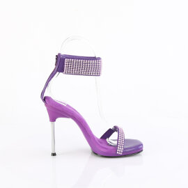 Fabulicious CHIC-40 Sandali Similpelle Strass Viola EU-35 / US-5