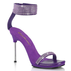 Fabulicious CHIC-40 Sandali Similpelle Strass Viola EU-41...