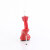 Fabulicious CHIC-40 Sandali Similpelle Strass Rosso EU-37 / US-7