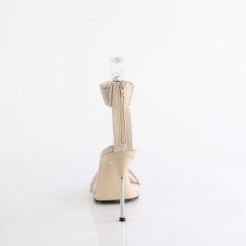 Fabulicious CHIC-40 Sandali Similpelle Strass Beige EU-39 / US-9