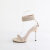 Fabulicious CHIC-40 Sandali Similpelle Strass Beige EU-39 / US-9