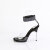 Fabulicious CHIC-42 Sandali Similpelle Trasparente Strass Nero EU-38 / US-8