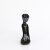 Fabulicious CHIC-42 Sandali Similpelle Trasparente Strass Nero EU-39 / US-9