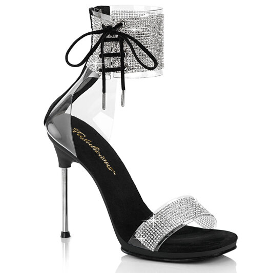 Fabulicious CHIC-47 Sandali Trasparente Nero EU-37 / US-7