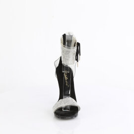 Fabulicious CHIC-47 Sandali Trasparente Nero EU-37 / US-7