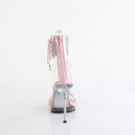 Fabulicious CHIC-47 Sandali Trasparente Argento Baby Rosa EU-39 / US-9