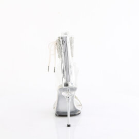 Fabulicious CHIC-47 Sandali Trasparente Argento EU-39 / US-9