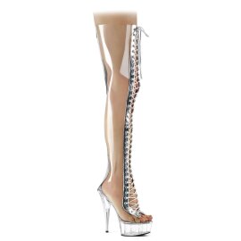 Pleaser DELIGHT-3026 Stivali Sopra Il Ginocchio - TPU...