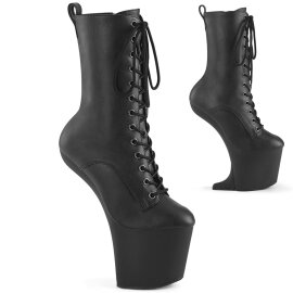 Pleaser CRAZE-1040 Stivaletti Con Plateau Similpelle Nero EU-40 / US-10