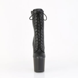 Pleaser CRAZE-1040 Stivaletti Con Plateau Similpelle Nero EU-40 / US-10