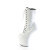 Pleaser CRAZE-1040TT Stivali Al Ginocchio Con Plateau Vernice Marrone Bianco EU-43 / US-13