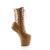 Pleaser CRAZE-1040TT Stivali Al Ginocchio Con Plateau Vernice Marrone Bianco EU-40 / US-10
