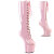Pleaser CRAZE-2023 Stivali Al Ginocchio Con Plateau Vernice Rosa EU-37 / US-7