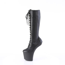 Pleaser CRAZE-2023 Stivali Al Ginocchio Con Plateau Similpelle Nero EU-36 / US-6