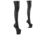Pleaser CRAZE-3000 Stivali Sopra Il Ginocchio Con Plateau Similpelle Nero EU-36 / US-6