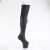 Pleaser CRAZE-3050 Stivali Sopra Il Ginocchio Con Plateau Similpelle Nero EU-38 / US-8