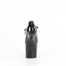 Pleaser CRAZE-860 Stivaletti Con Plateau Vernice Nero EU-36 / US-6