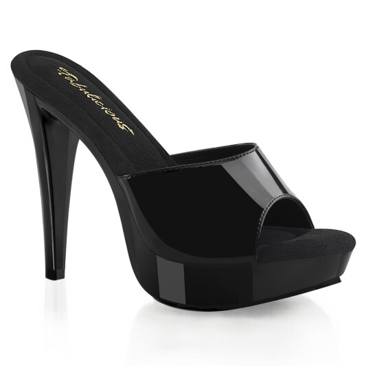 Fabulicious COCKTAIL-501 Mules Con Plateau Nero EU-43 / US-13