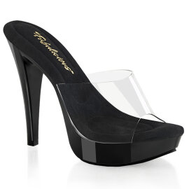 Fabulicious COCKTAIL-501 Mules Con Plateau Trasparente...