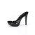 Fabulicious COCKTAIL-501 Mules Con Plateau Trasparente Nero EU-43 / US-13