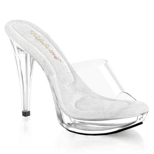Fabulicious COCKTAIL-501 Mules Con Plateau Trasparente EU-36 / US-6