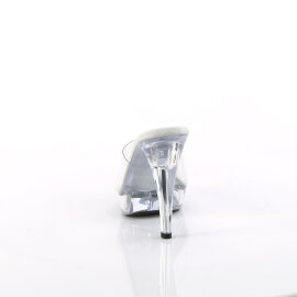 Fabulicious COCKTAIL-501 Mules Con Plateau Trasparente EU-38 / US-8