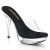 Fabulicious COCKTAIL-501 Mules Con Plateau Trasparente Nero EU-40 / US-10