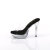 Fabulicious COCKTAIL-501 Mules Con Plateau Trasparente Nero EU-40 / US-10