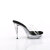 Fabulicious COCKTAIL-501 Mules Con Plateau Trasparente Nero EU-40 / US-10